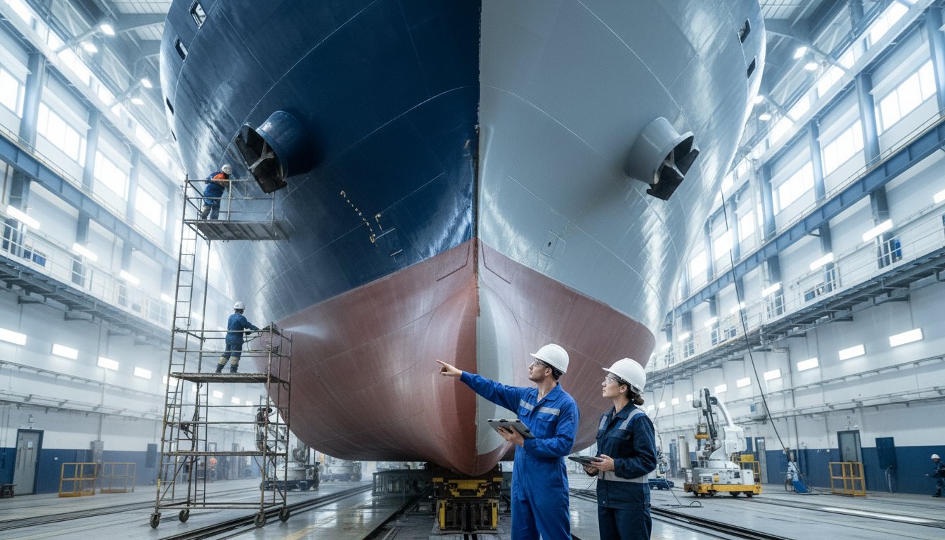 Reducing Dry Dock Time and Costs: A Strategic Guide to Hull Coating Optimization