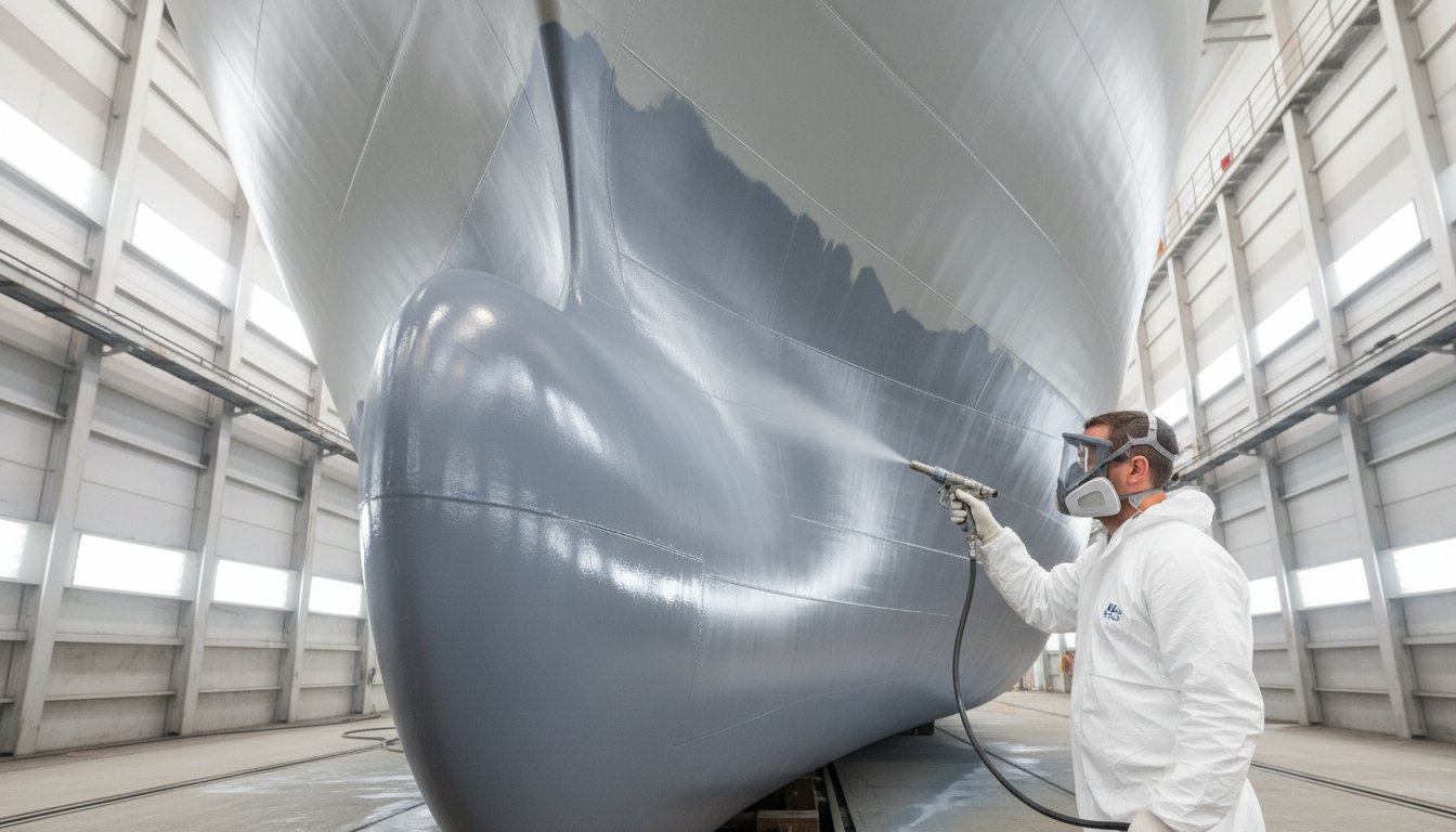 The Professional Hull Coating Application Process: A Guide to Hydrodynamic Optimization